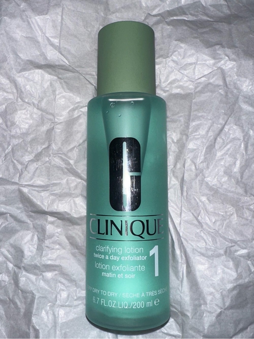 Clinique Clarifying Lotion No.1 Toner - Mint Green Bottle